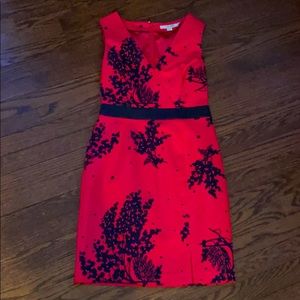 Sheath red dress